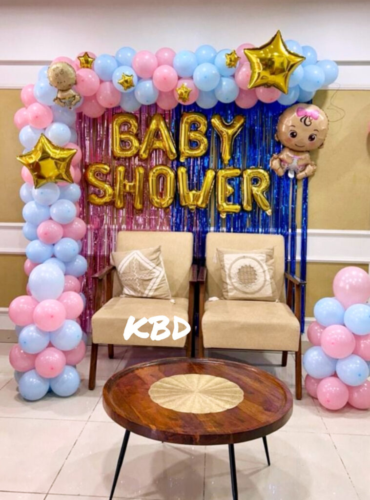 baby shower balloon arch design